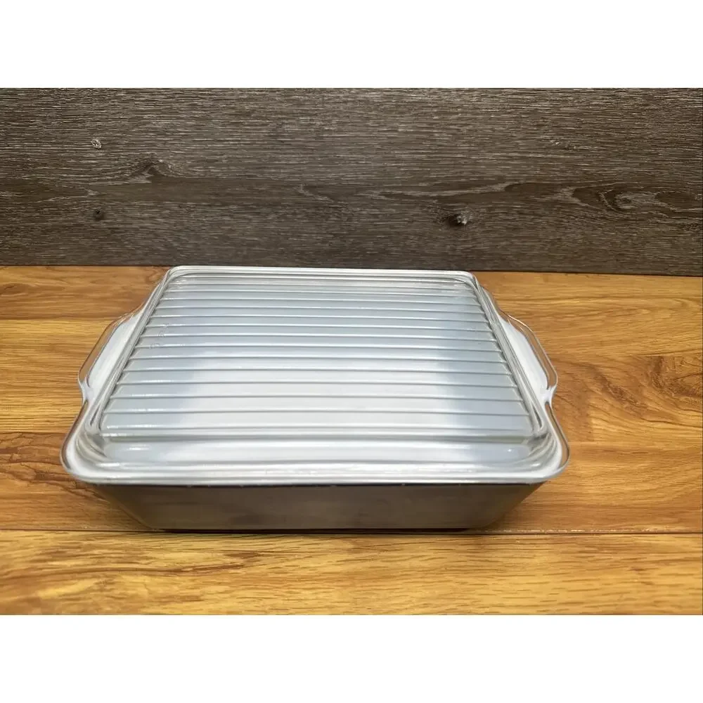 Pyrex Black 503 RODNEY KENT STARLINE Matte Black Refrigerator Dish 1.5 Qt W/ Lid